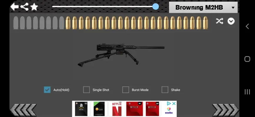 100 Weapons Guns Sound android App screenshot 2