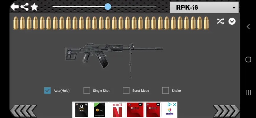 100 Weapons Guns Sound android App screenshot 4